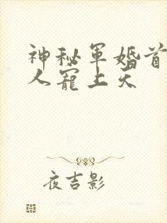 神秘军婚首长大人宠上天