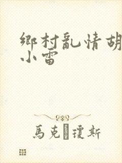 乡村乱情胡秀英小雷封面