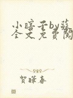 小瞎子by苏软全文免费阅读