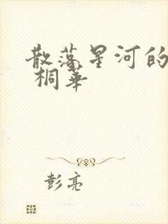 散落星河的记忆 桐华