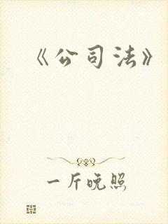 《公司法》修订