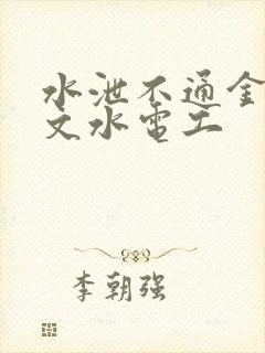 水泄不通金银原文水电工