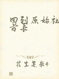 回到原始社会做酋长