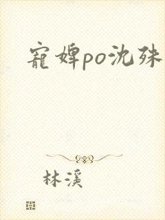 宠婢po沈殊辞封面