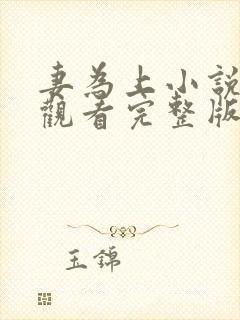 妻为上小说免费观看完整版笔趣阁