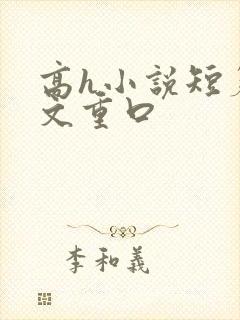 高h小说短篇辣文重口