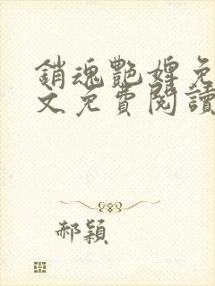 销魂艳婢免费全文免费阅读封面