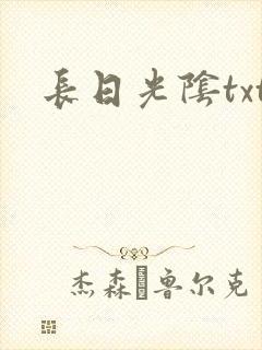 长日光阴txt