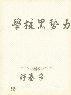 学校黑势力封面
