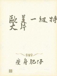 欧美一级特黄a大片