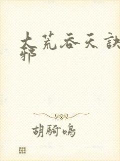 大荒吞天诀柳无邪