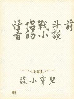 情侣战斗前适合看的小说封面