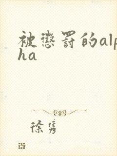 被惩罚的alpha