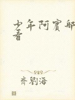 少年阿宾哪里能看