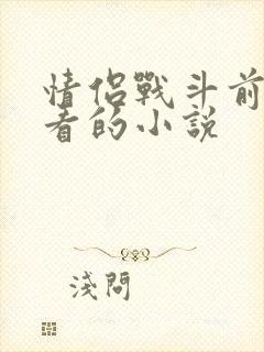 情侣战斗前适合看的小说