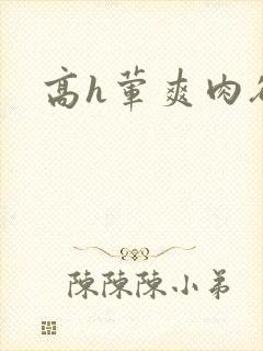 高h荤爽肉欲文