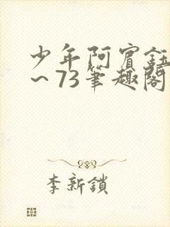 少年阿宾钰慧1～73笔趣阁