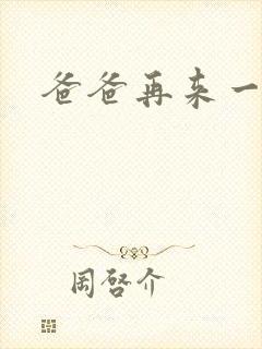 爸爸再来一次封面