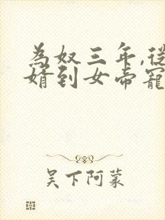 为奴三年,从赘婿到女帝宠臣手机版