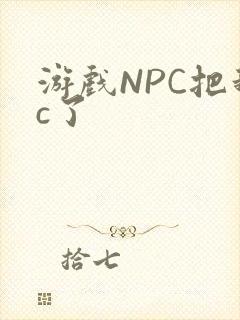 游戏NPC把我c了