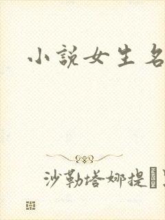 小说女生名字封面
