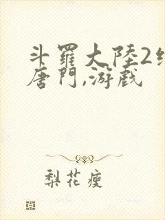 斗罗大陆2绝世唐门,游戏