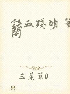 铁血残明 笔趣阁