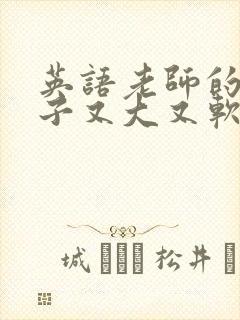 英语老师的小兔子又大又软封面