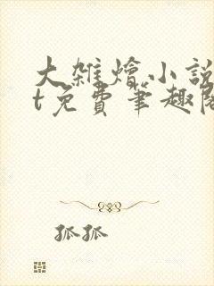 大杂烩小说txt免费笔趣阁封面