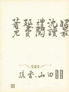 萧延礼沈昭全文免费阅读最新章节