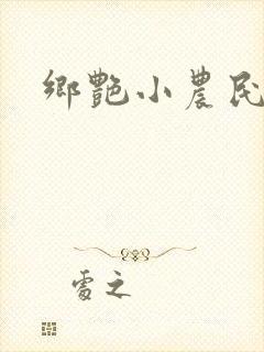 乡艳小农民封面