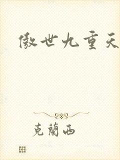 傲世九重天小说