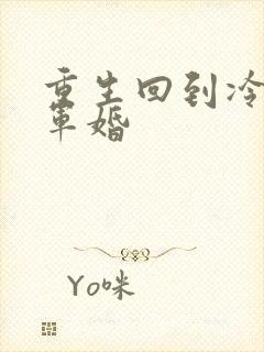 重生回到冷战前军婚封面