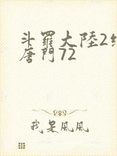 斗罗大陆2绝世唐门72封面