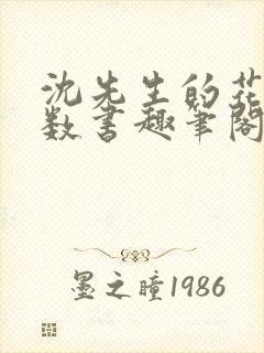 沈先生的花式调数书趣笔阁