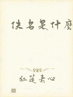 佚名是什么意思封面