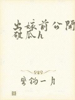 出嫁前公开调教破瓜h封面