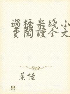 过桥米线小说免费阅读全文