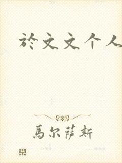 于文文个人简历