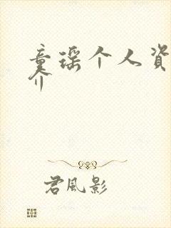 童瑶个人资料简介