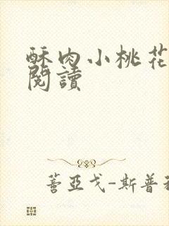 酥肉小桃花全文阅读