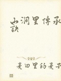 山洞里传承合欢诀