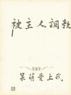 被主人调教1v1封面