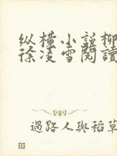 纵横小说柳无邪徐凌雪阅读封面