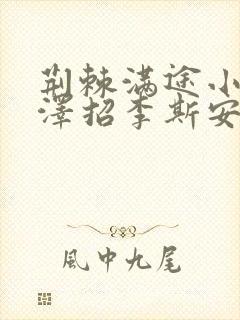 荆棘满途小说李泽招李斯安