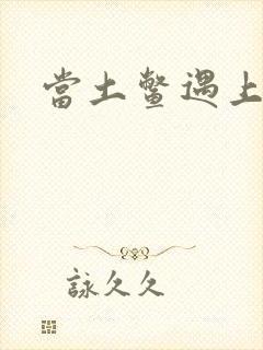 当土鳖遇上海龟