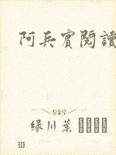 阿兵宾阅读目录