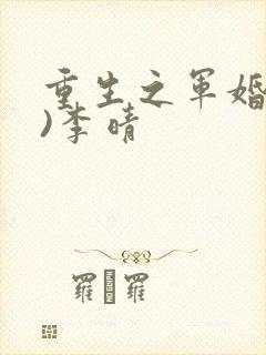 重生之军婚(h)李晴