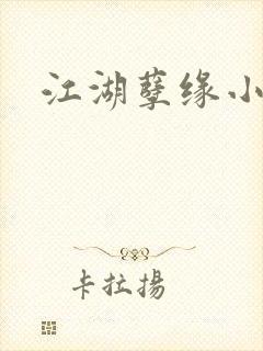 江湖孽缘小说封面