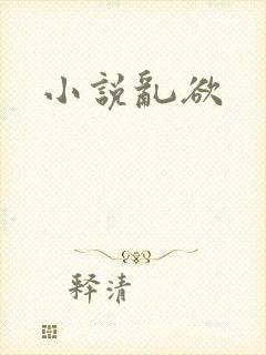 小说乱欲封面